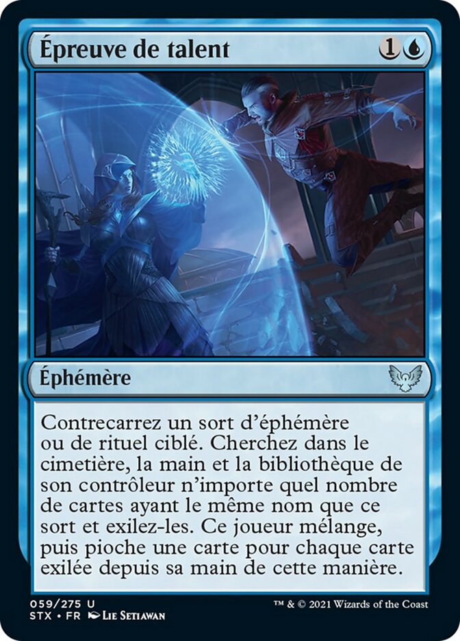image Épreuve de talent