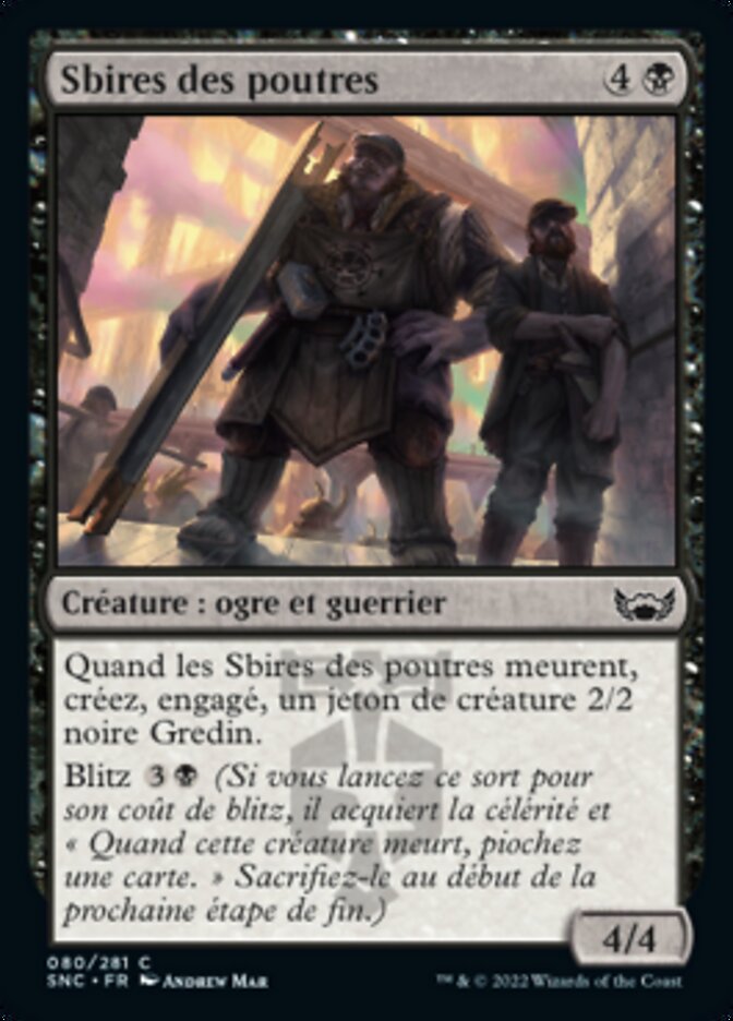 image Sbires des poutres