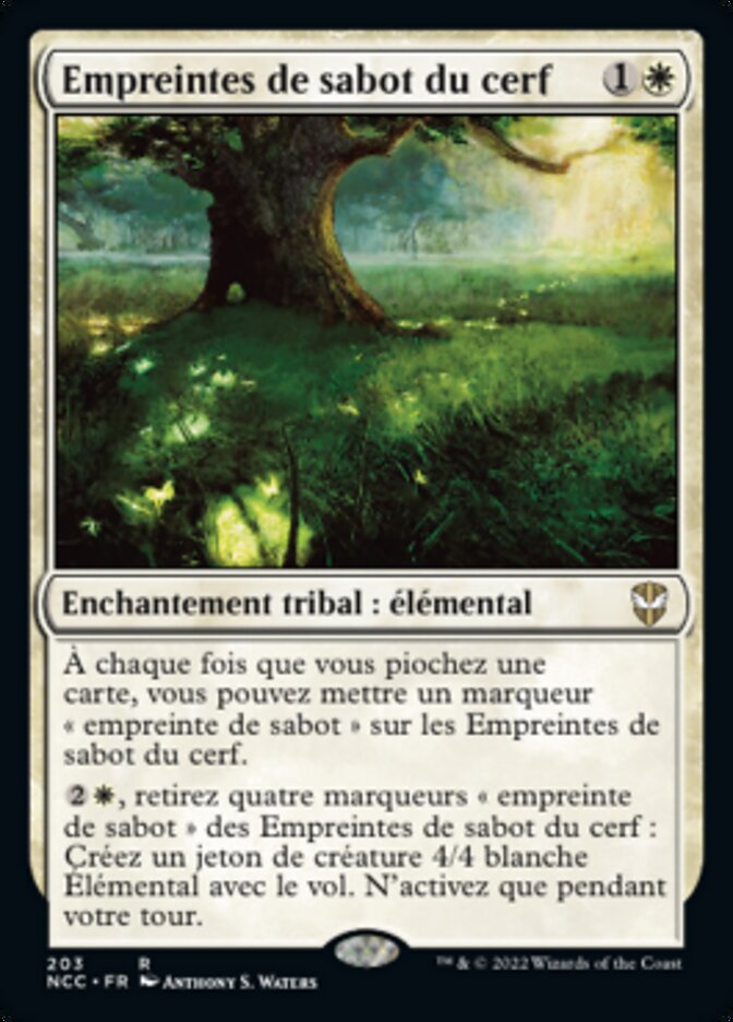 image Empreintes de sabot du cerf