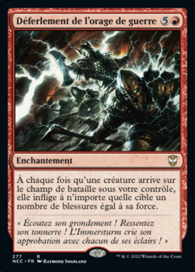 image Déferlement de l'orage de guerre