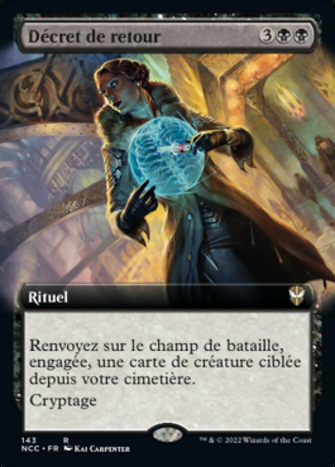 image Décret de retour