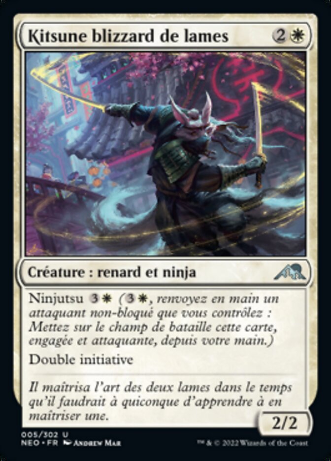 image Kitsune blizzard de lames