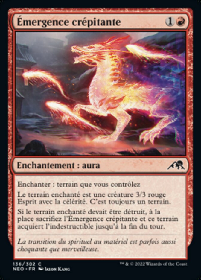 image Émergence crépitante