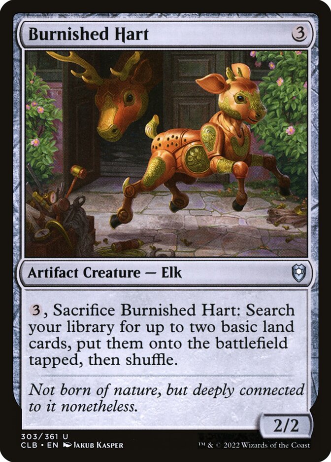 image Burnished Hart