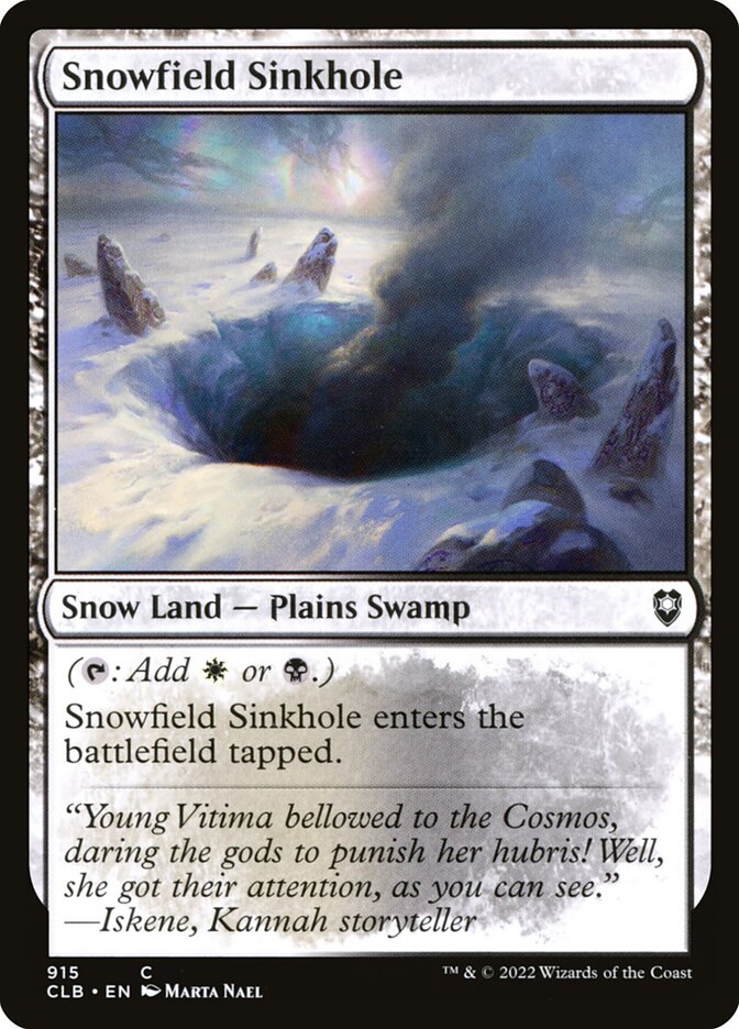 image Snowfield Sinkhole