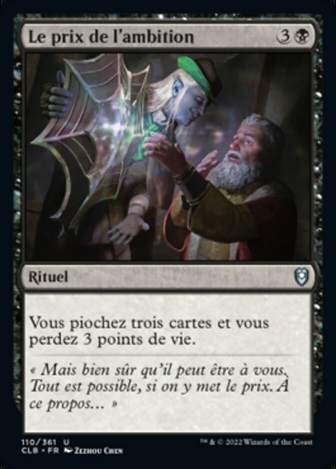 image Le prix de l'ambition