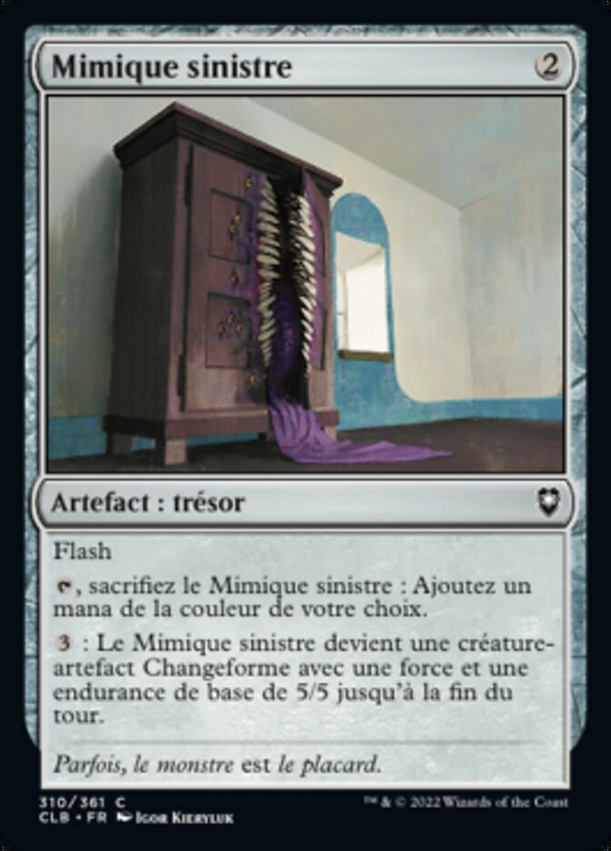 image Mimique sinistre