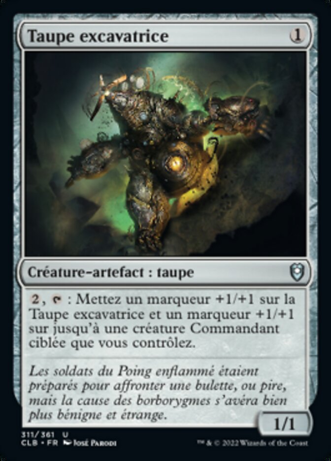 image Taupe excavatrice