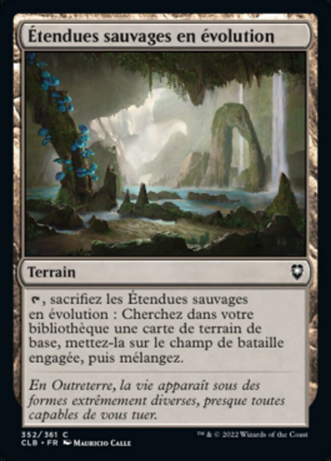 image Étendues sauvages en évolution
