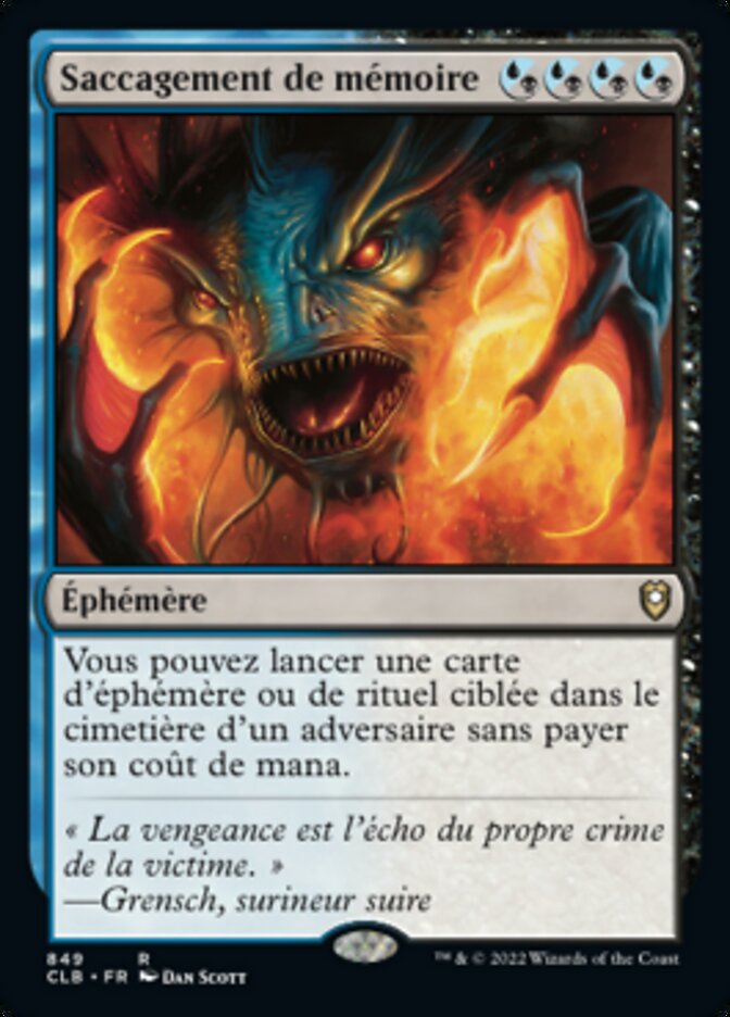 image Saccagement de mémoire