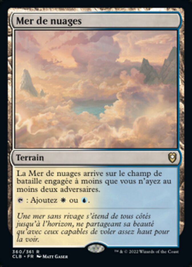 image Mer de nuages
