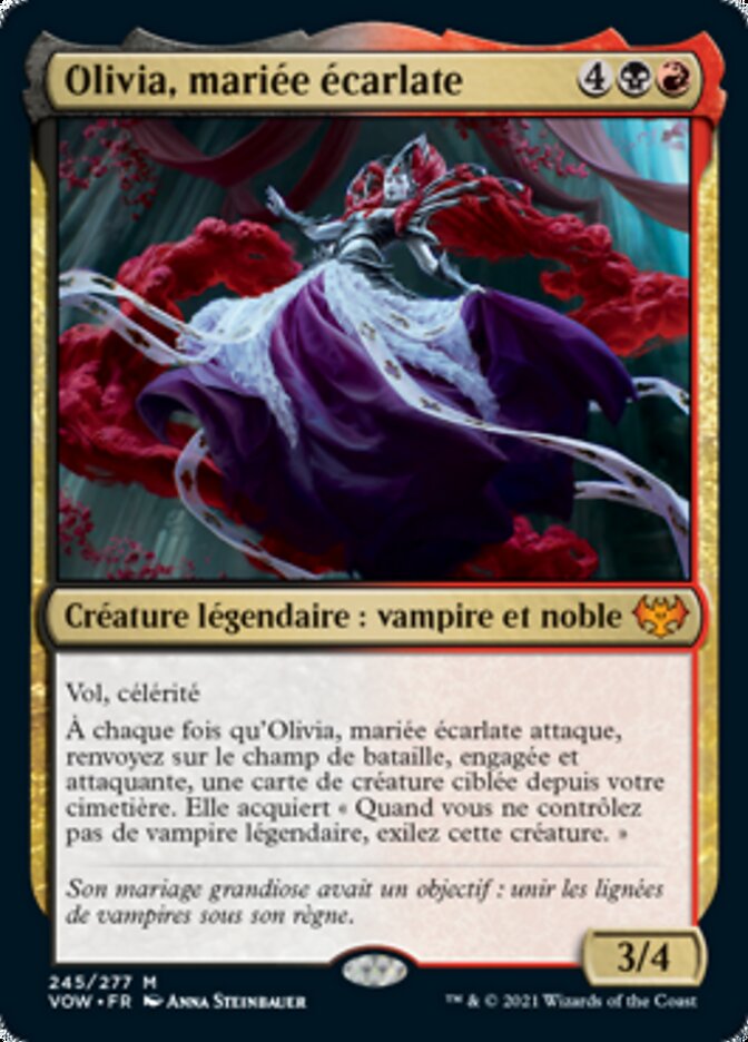 image Olivia, mariée écarlate