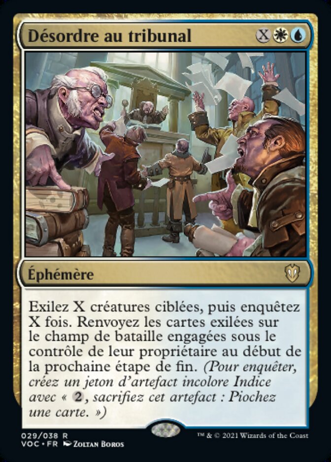 image Désordre au tribunal