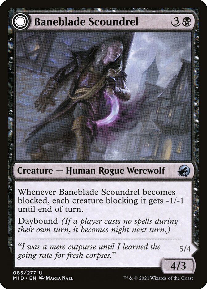 image Baneblade Scoundrel // Baneclaw Marauder