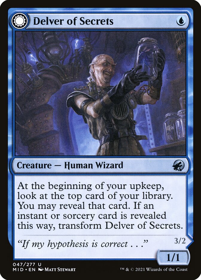 image Delver of Secrets // Insectile Aberration