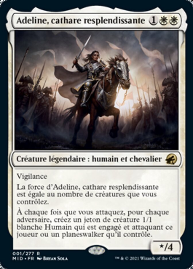 image Adeline, cathare resplendissante