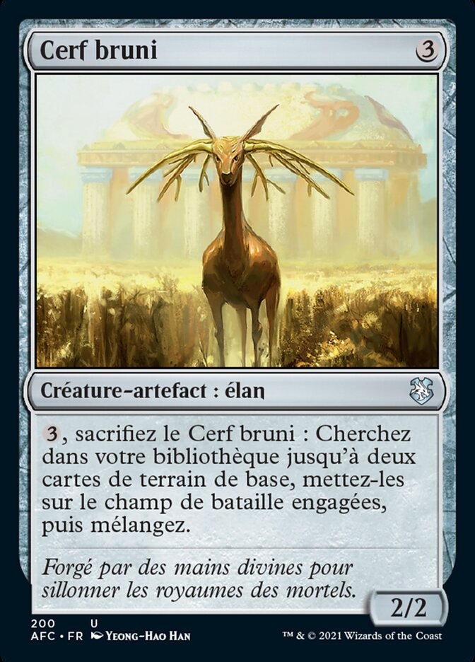 image Cerf bruni