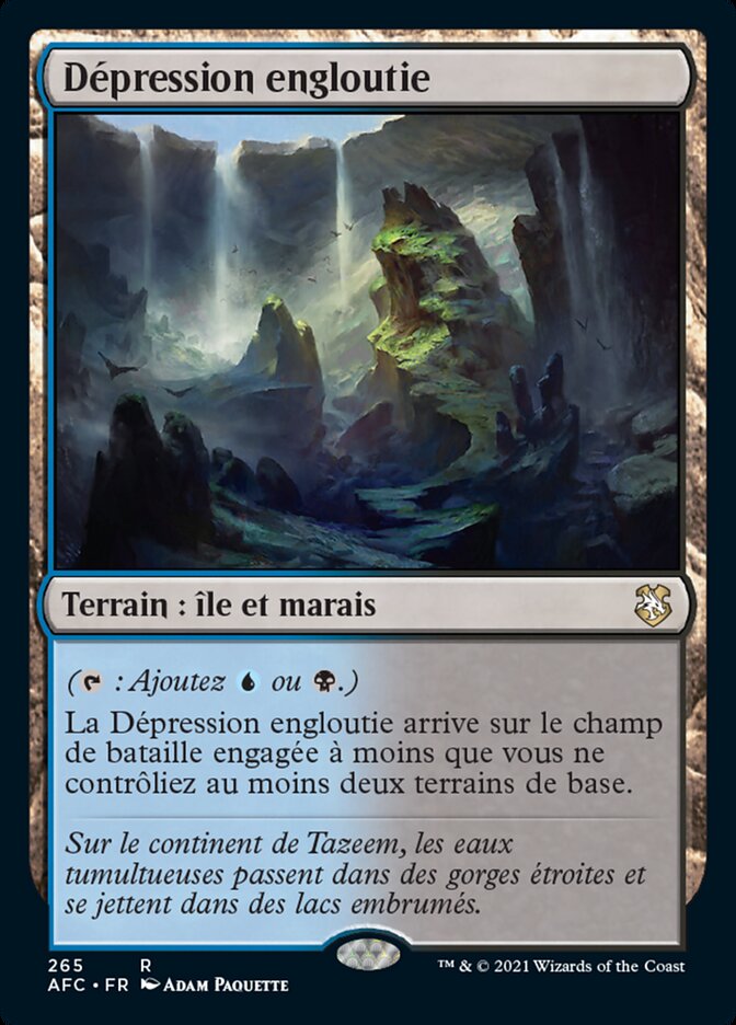 image Dépression engloutie
