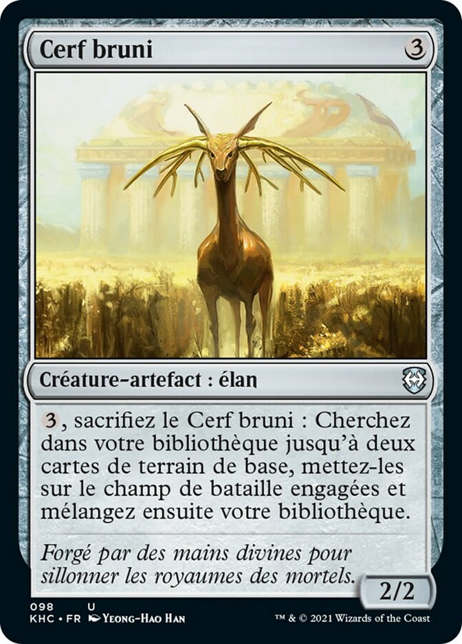 image Cerf bruni