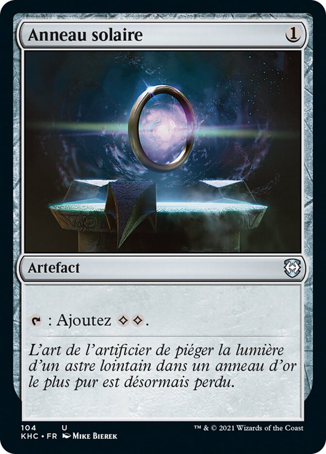 image Anneau solaire
