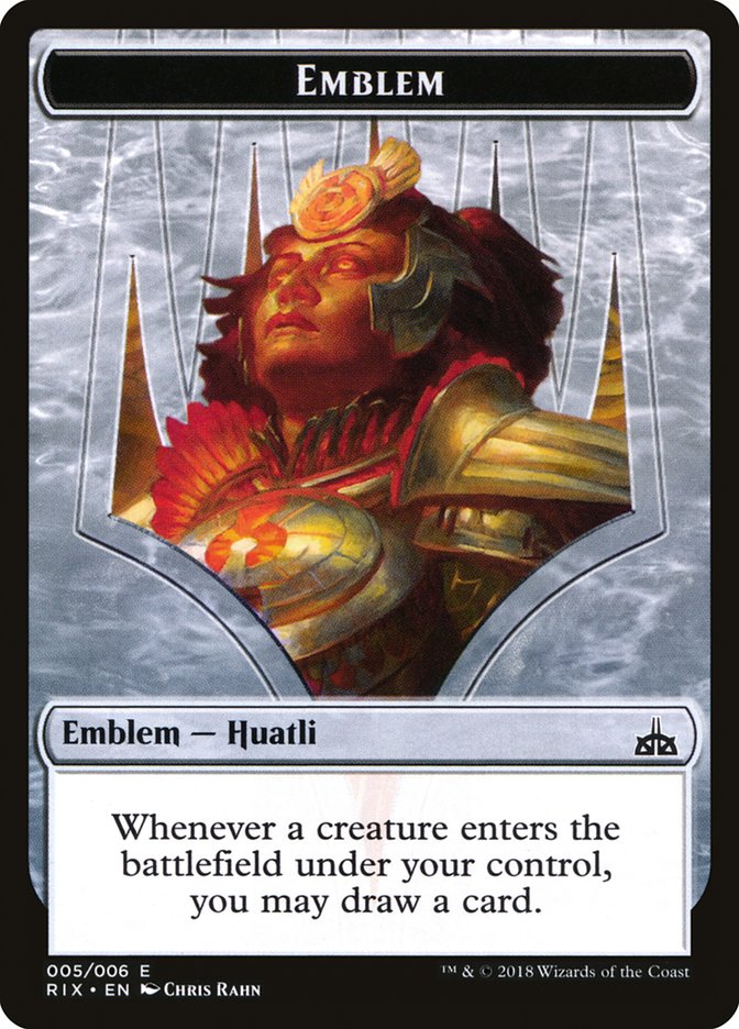 image Huatli, Radiant Champion Emblem