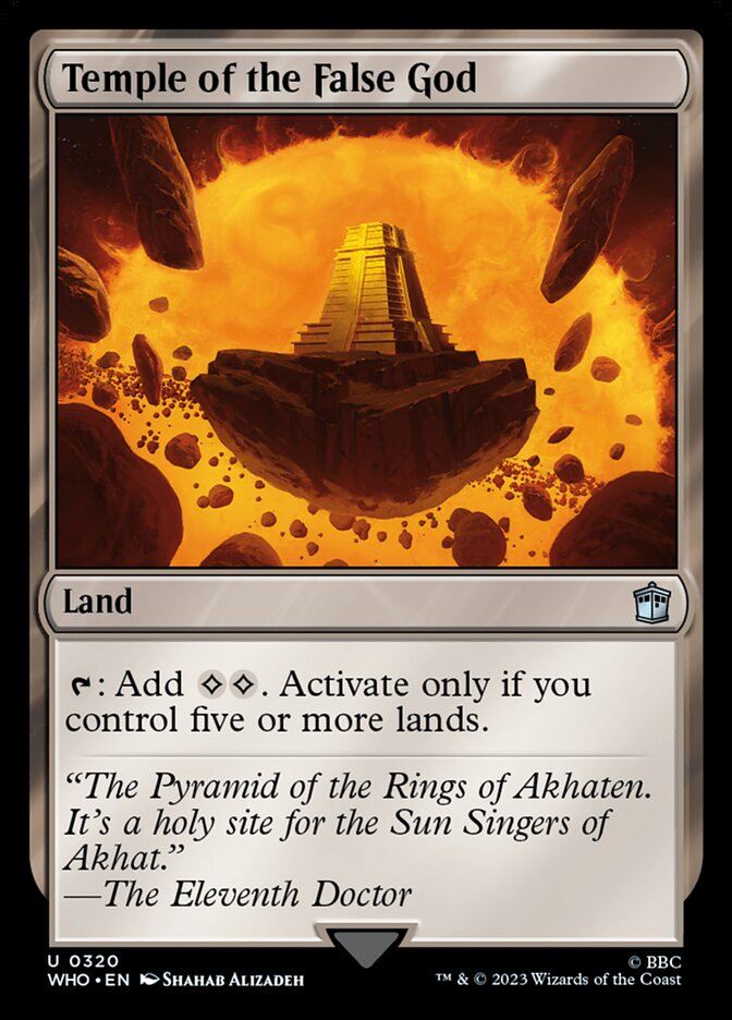 image Temple of the False God