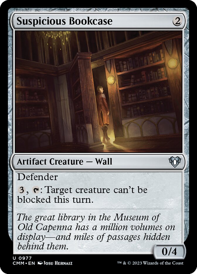 image Suspicious Bookcase