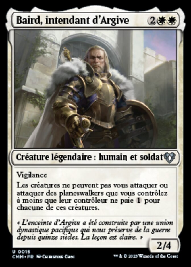 image Baird, intendant d'Argive