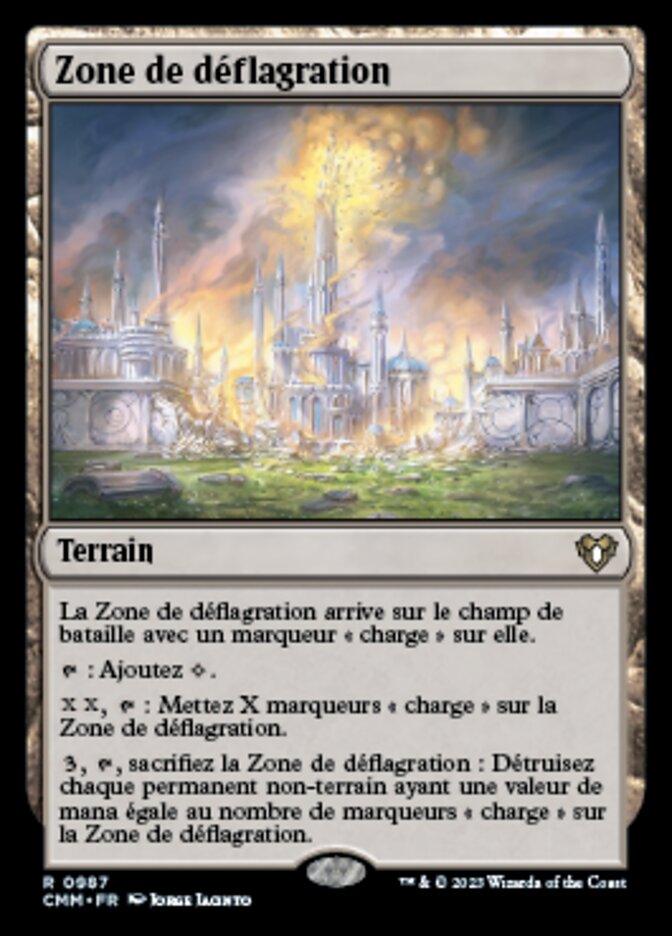 image Zone de déflagration
