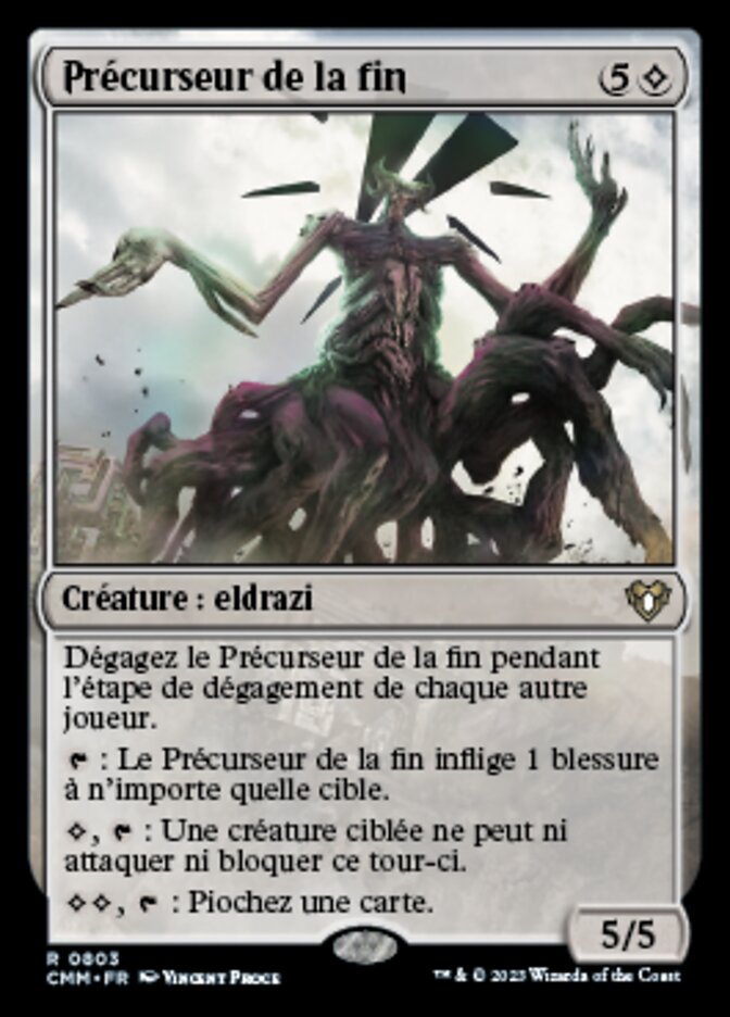 image Précurseur de la fin