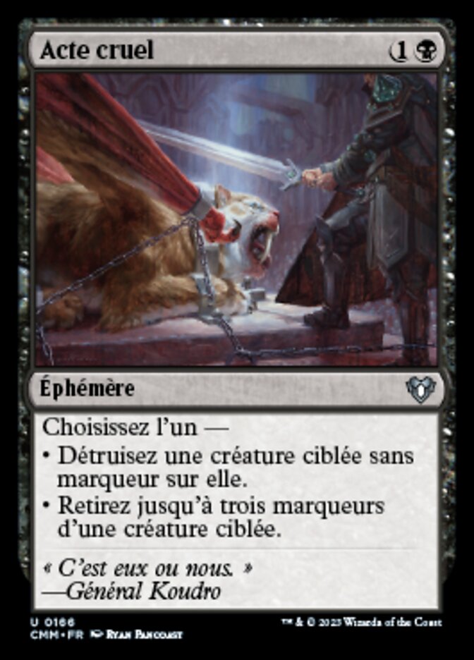 image Acte cruel