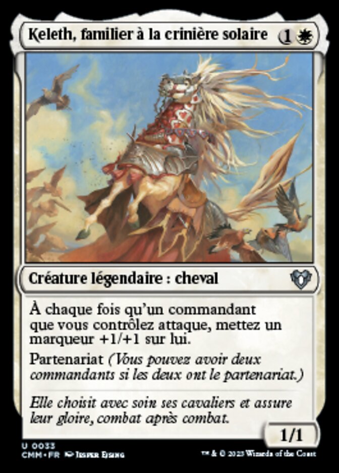 image Keleth, familier à la crinière solaire