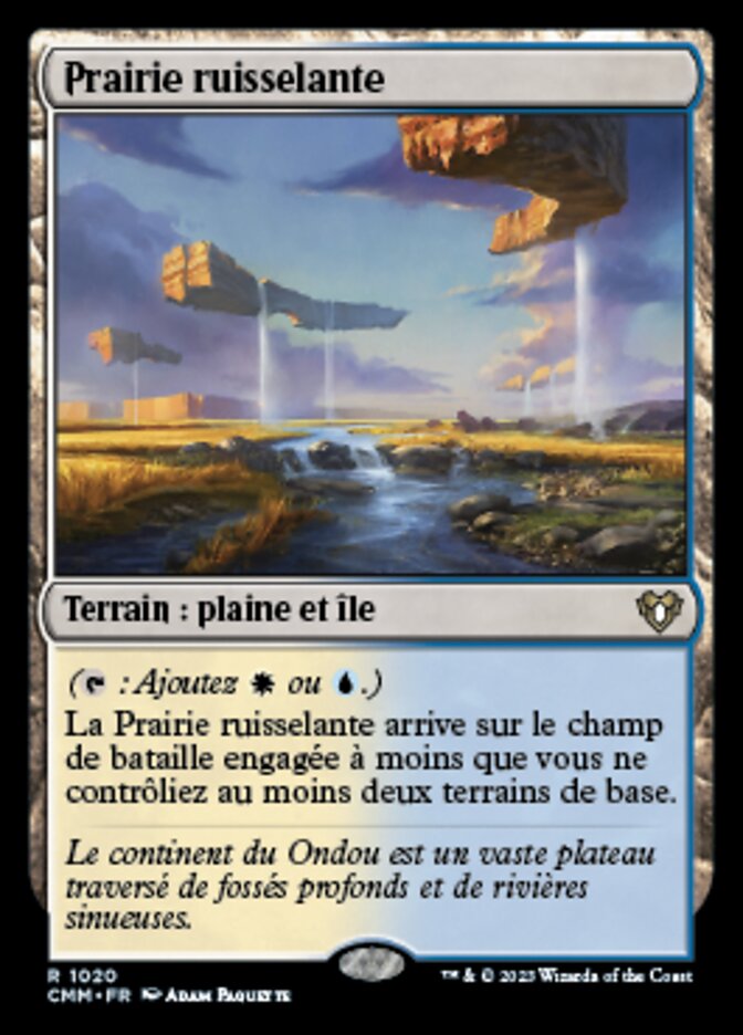 image Prairie ruisselante