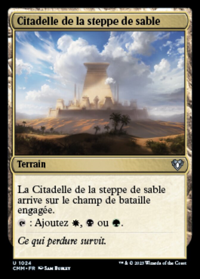 image Citadelle de la steppe de sable
