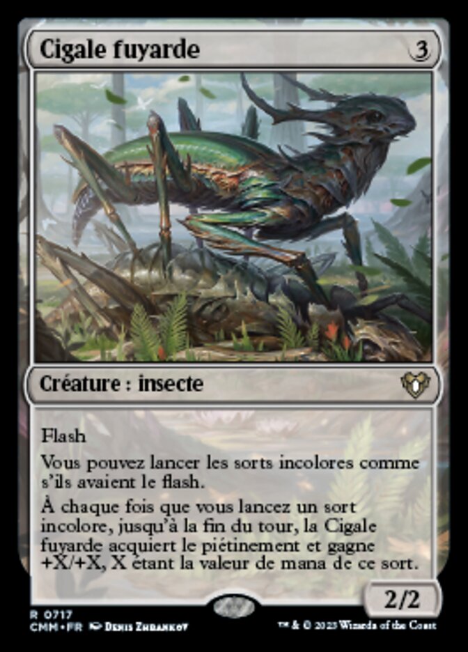 image Cigale fuyarde