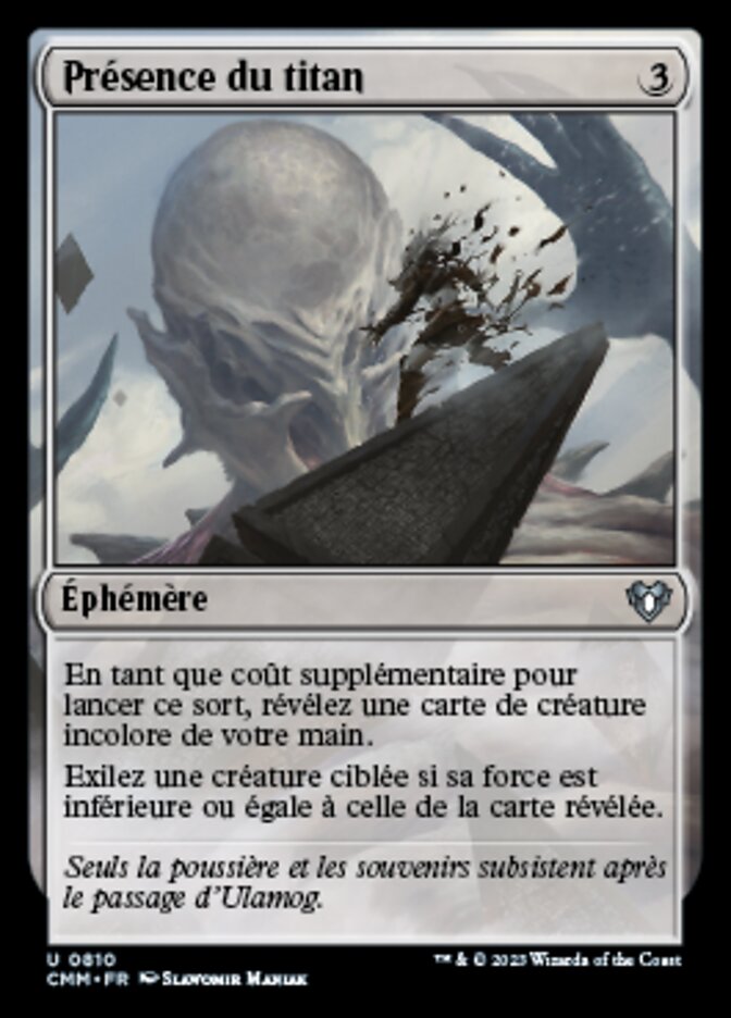 image Présence du titan