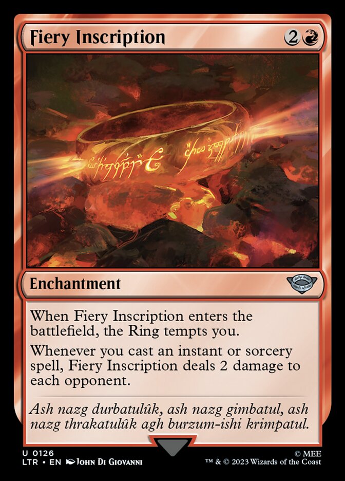 image Fiery Inscription