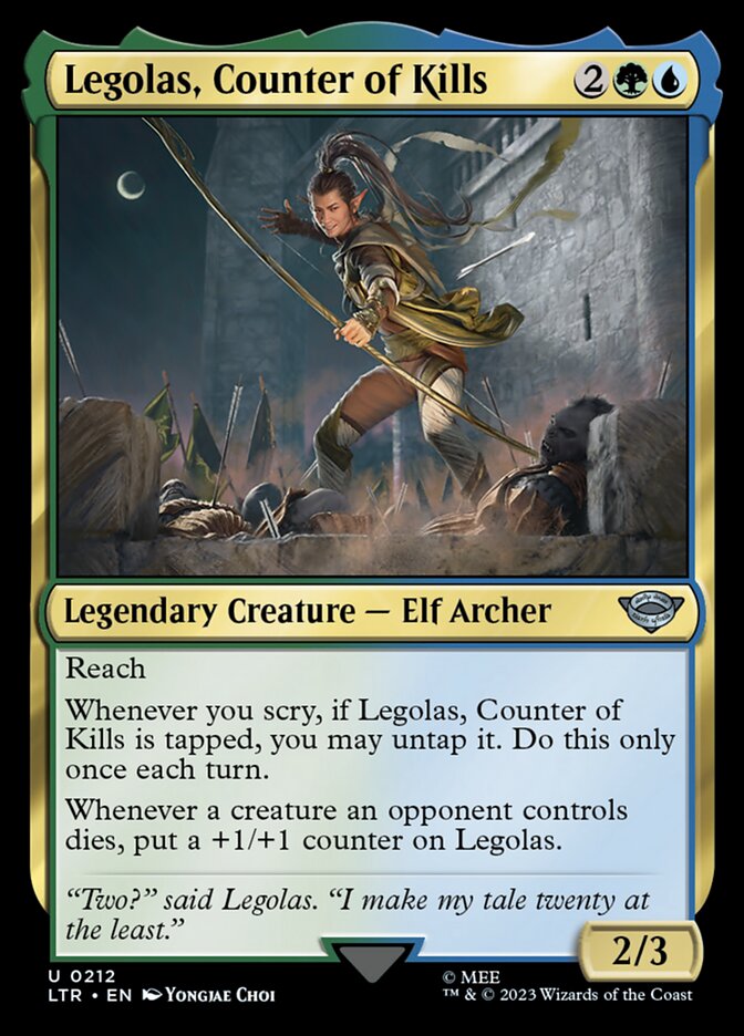 image Legolas, Counter of Kills