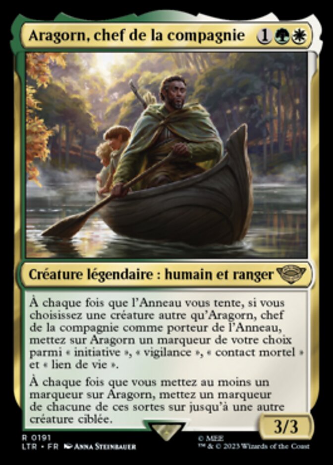 image Aragorn, chef de la compagnie