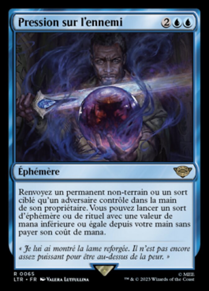 image Pression sur l'ennemi