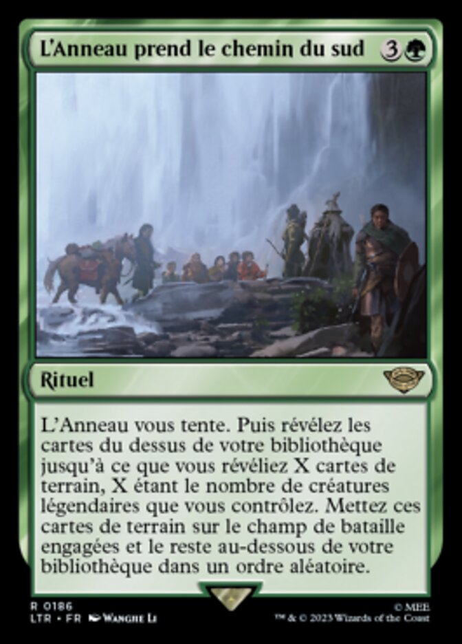 image L'Anneau prend le chemin du sud