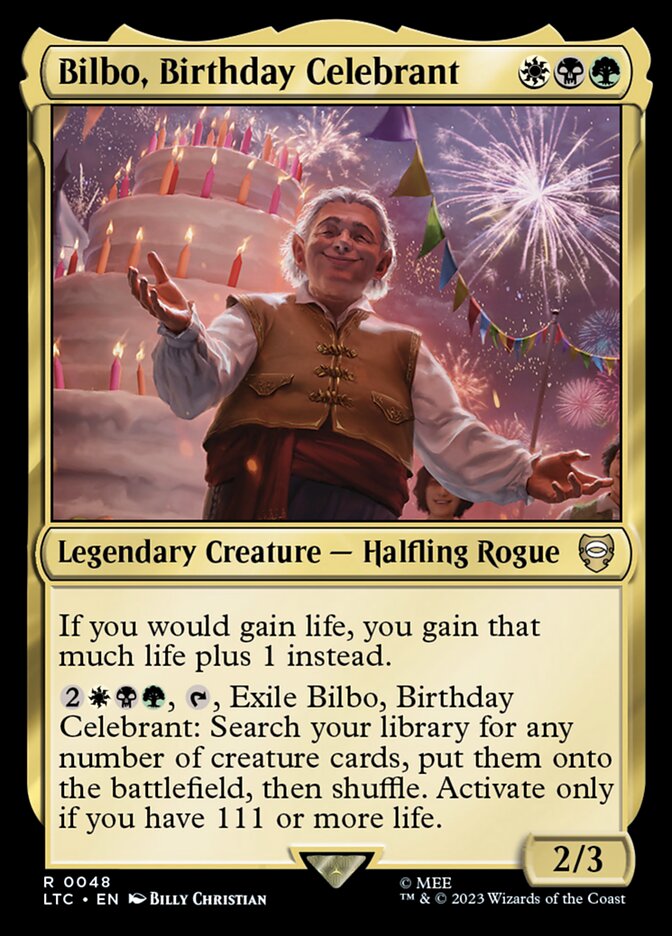 image Bilbo, Birthday Celebrant
