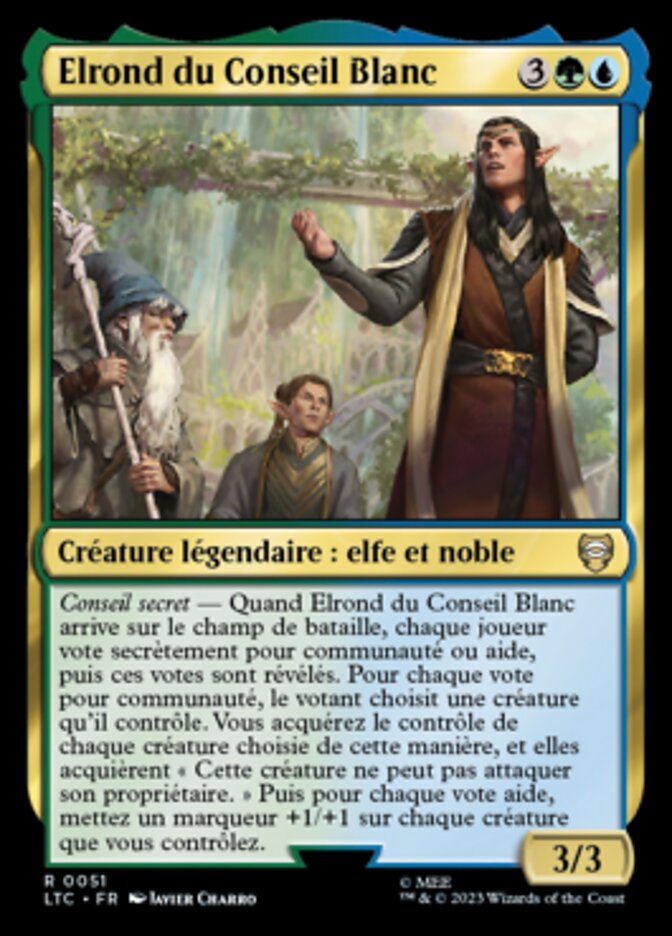 image Elrond du Conseil Blanc