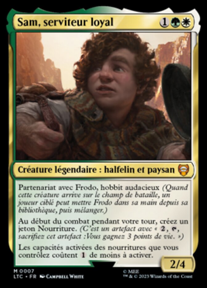 image Sam, serviteur loyal