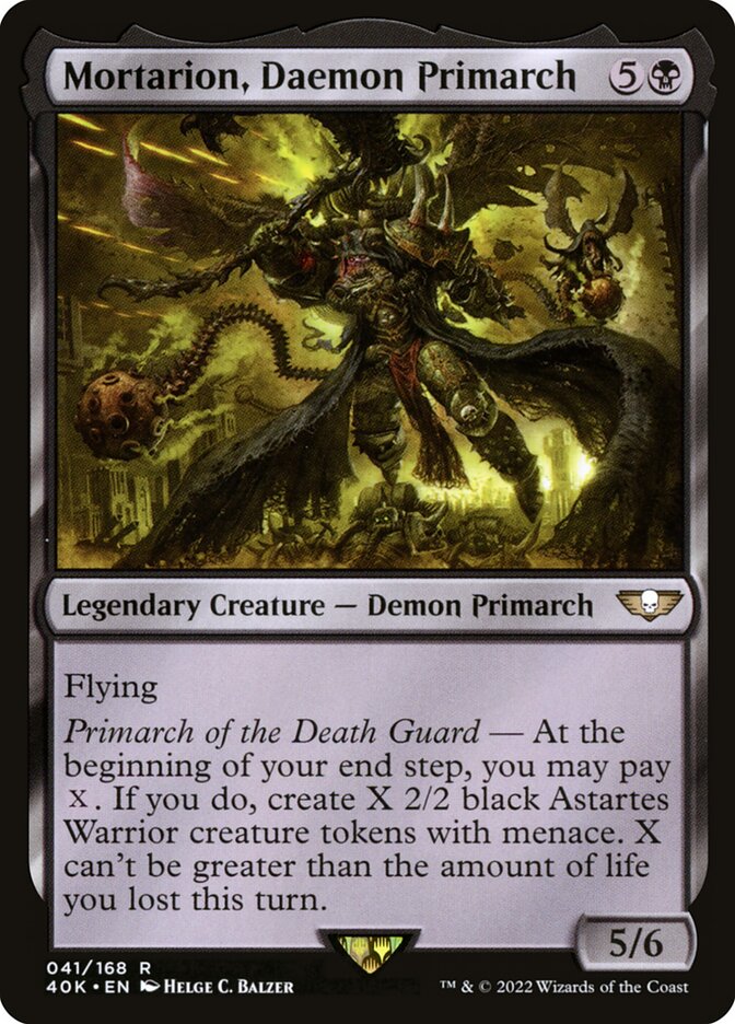 image Mortarion, Daemon Primarch