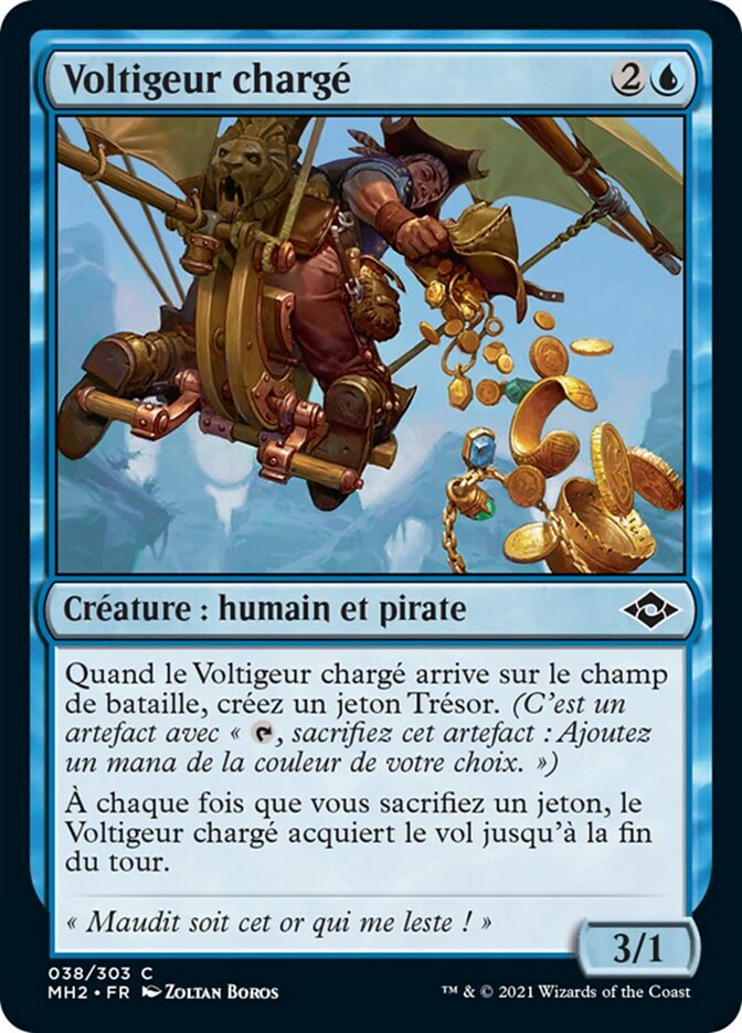 image Voltigeur chargé