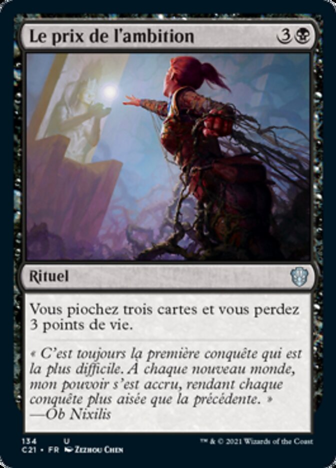 image Le prix de l'ambition