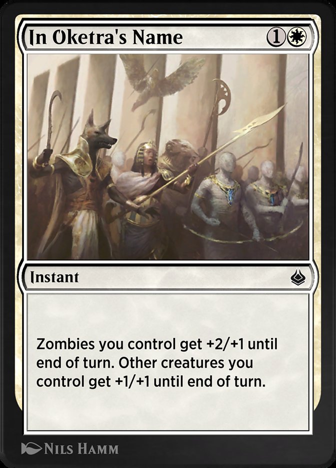 image In Oketra's Name