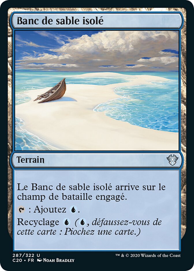 image Banc de sable isolé