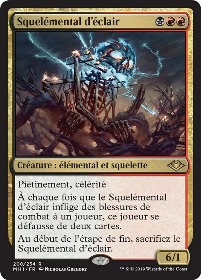 image Squelémental d'éclair